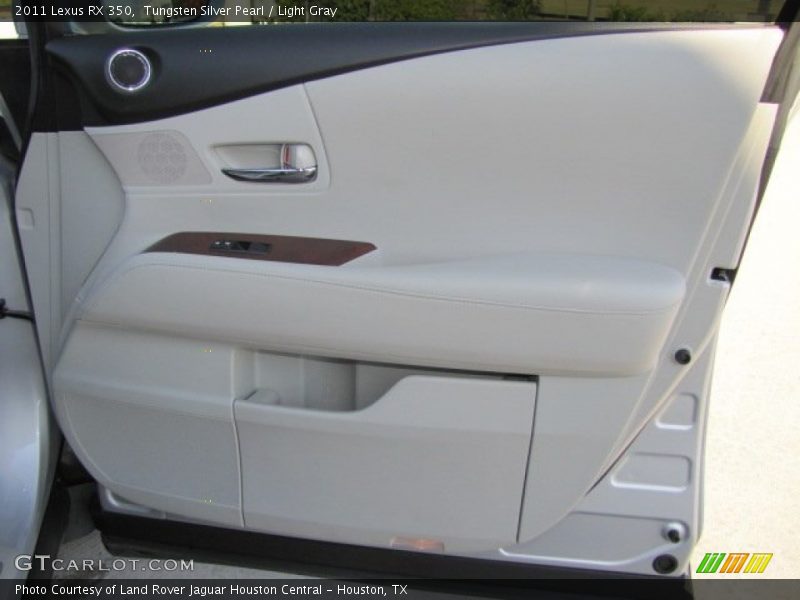 Tungsten Silver Pearl / Light Gray 2011 Lexus RX 350