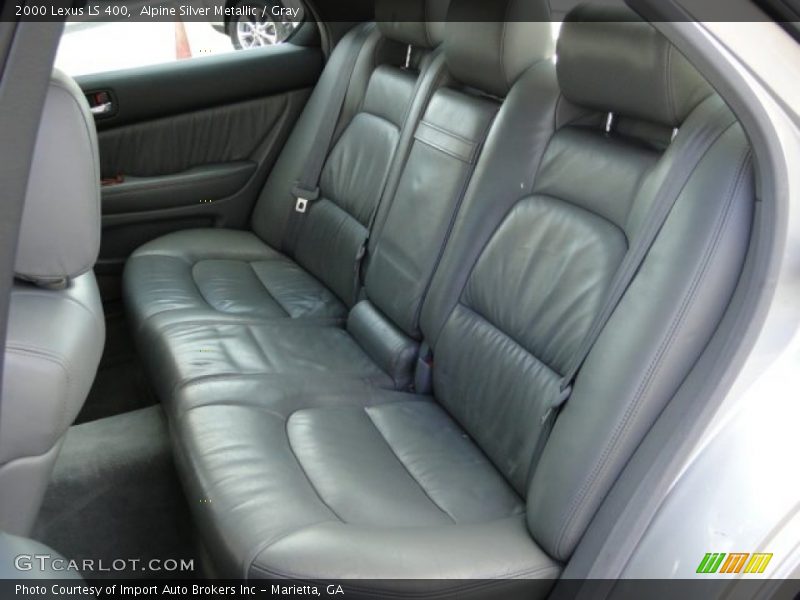 Alpine Silver Metallic / Gray 2000 Lexus LS 400