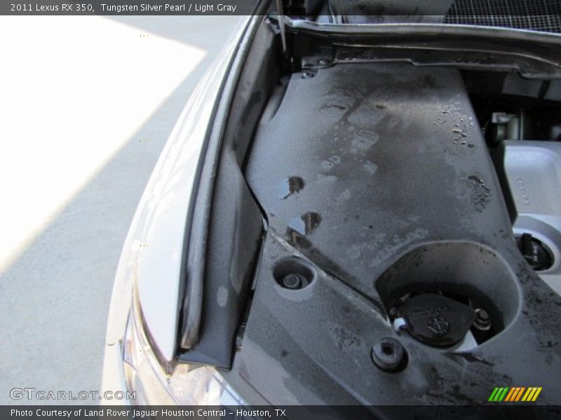 Tungsten Silver Pearl / Light Gray 2011 Lexus RX 350