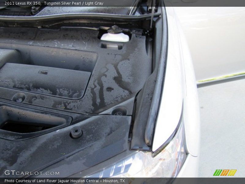 Tungsten Silver Pearl / Light Gray 2011 Lexus RX 350