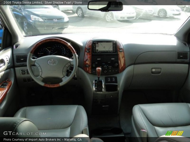 Silver Shadow Pearl / Stone 2008 Toyota Sienna Limited