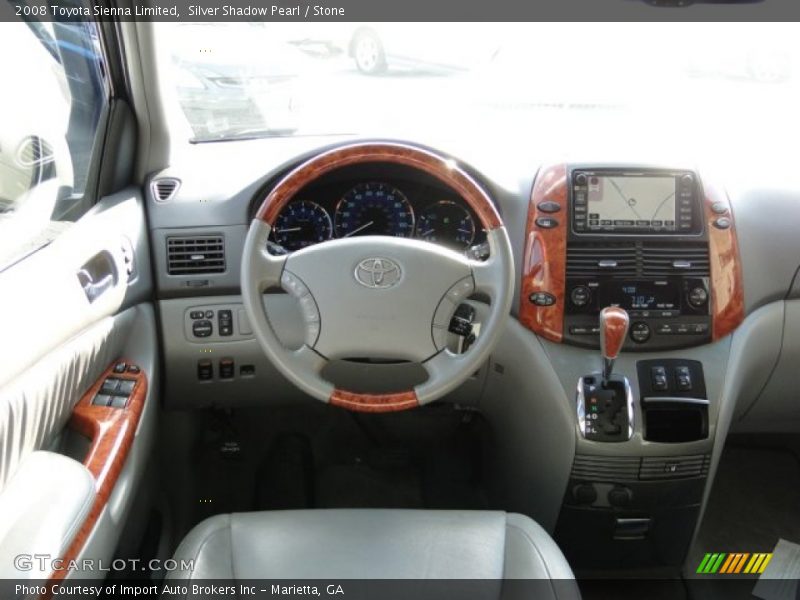 Silver Shadow Pearl / Stone 2008 Toyota Sienna Limited