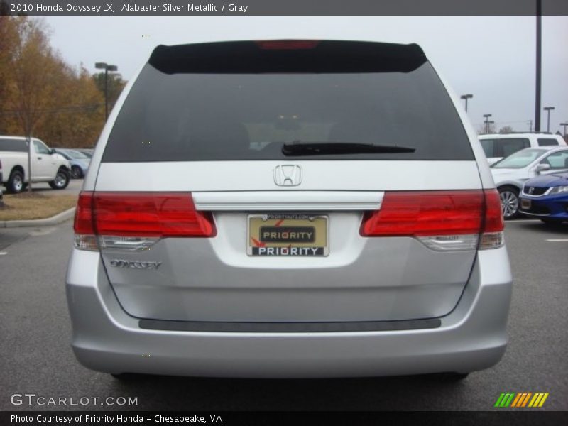 Alabaster Silver Metallic / Gray 2010 Honda Odyssey LX