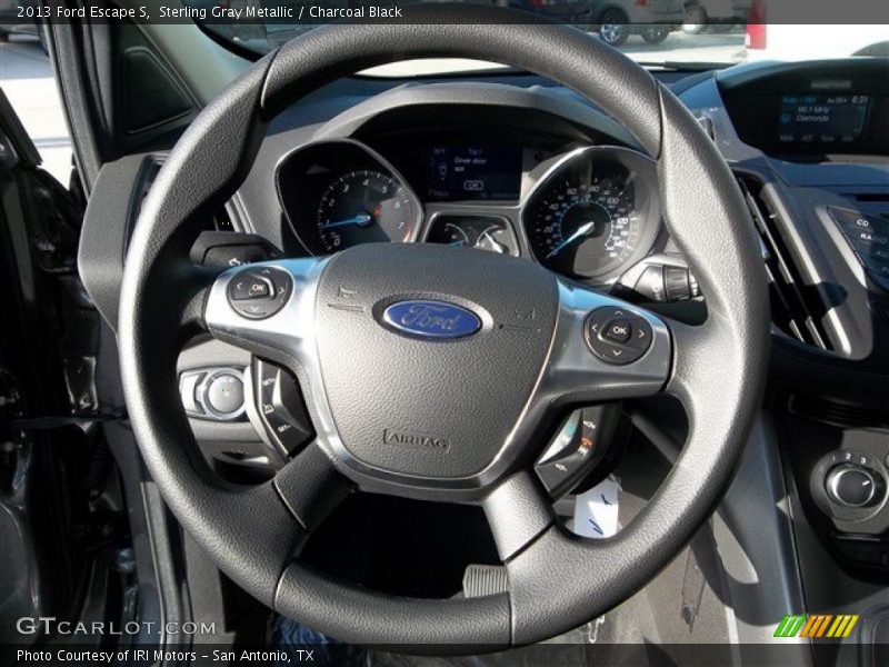 Sterling Gray Metallic / Charcoal Black 2013 Ford Escape S
