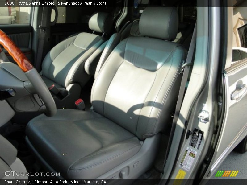 Silver Shadow Pearl / Stone 2008 Toyota Sienna Limited