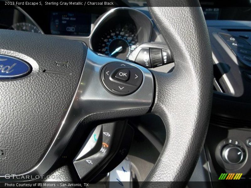 Sterling Gray Metallic / Charcoal Black 2013 Ford Escape S