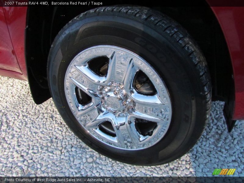 Barcelona Red Pearl / Taupe 2007 Toyota RAV4 4WD