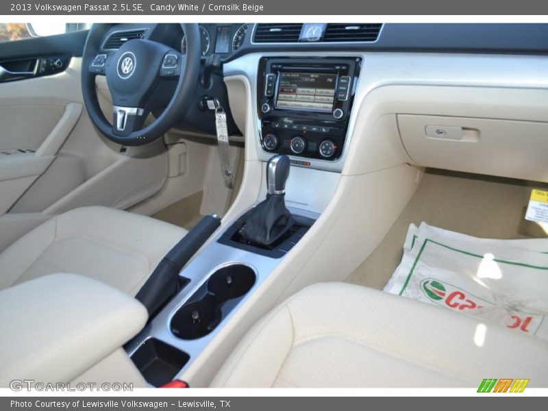 Candy White / Cornsilk Beige 2013 Volkswagen Passat 2.5L SE