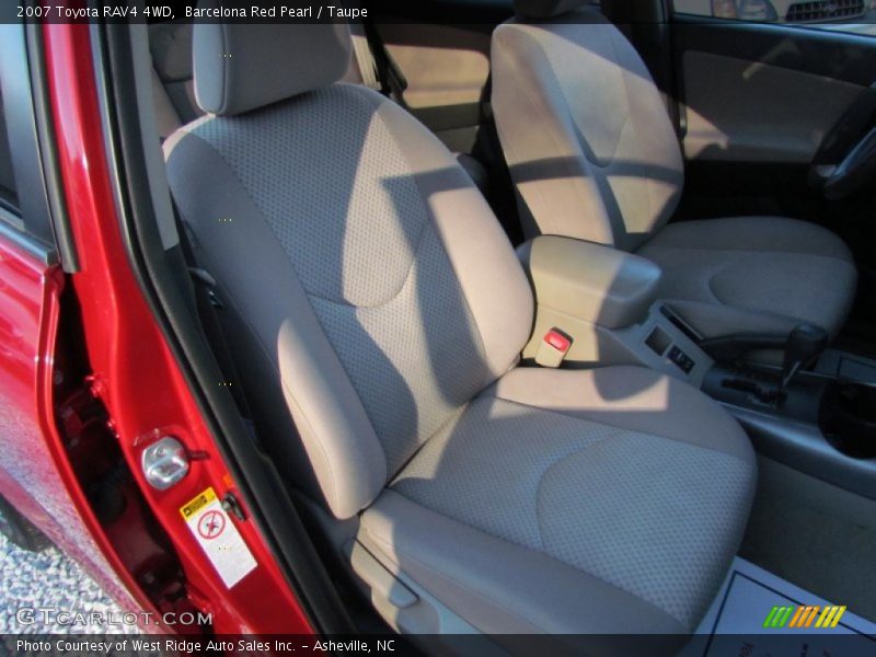 Barcelona Red Pearl / Taupe 2007 Toyota RAV4 4WD