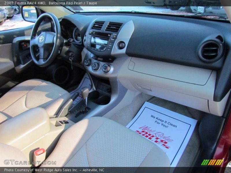 Barcelona Red Pearl / Taupe 2007 Toyota RAV4 4WD