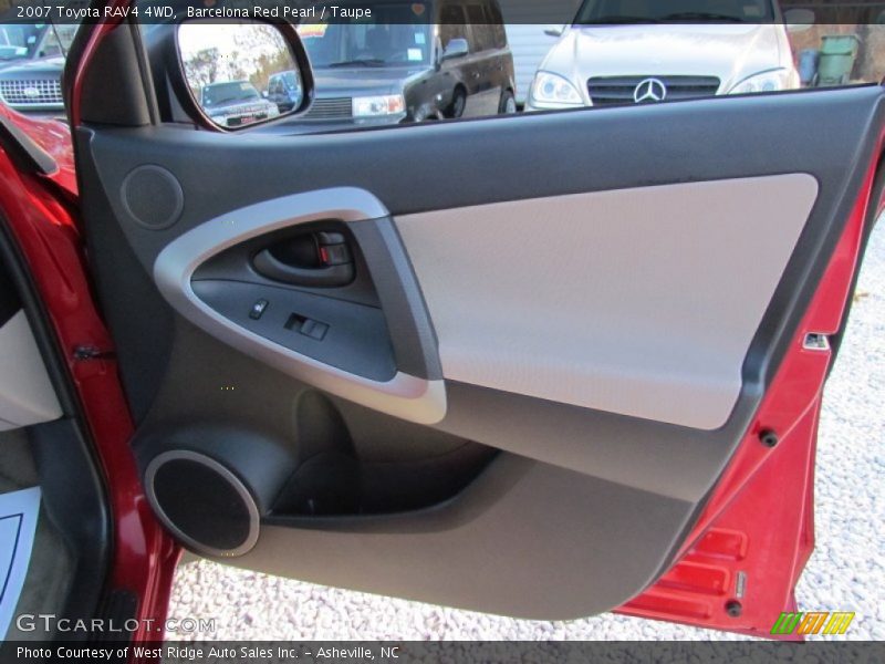 Barcelona Red Pearl / Taupe 2007 Toyota RAV4 4WD