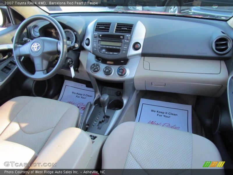 Barcelona Red Pearl / Taupe 2007 Toyota RAV4 4WD