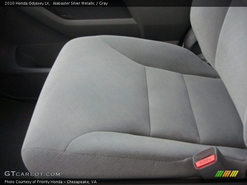 Alabaster Silver Metallic / Gray 2010 Honda Odyssey LX