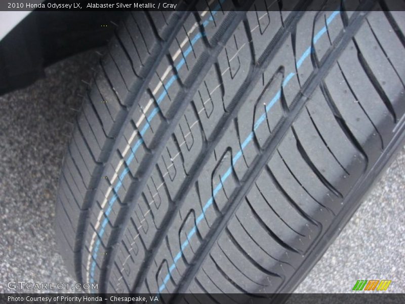 Alabaster Silver Metallic / Gray 2010 Honda Odyssey LX