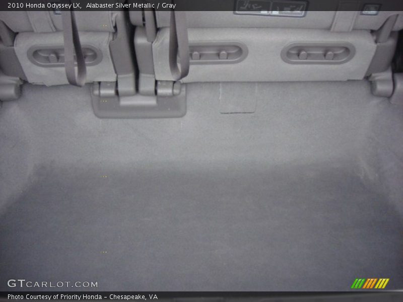 Alabaster Silver Metallic / Gray 2010 Honda Odyssey LX