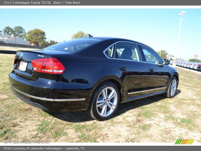 Black / Titan Black 2013 Volkswagen Passat TDI SE