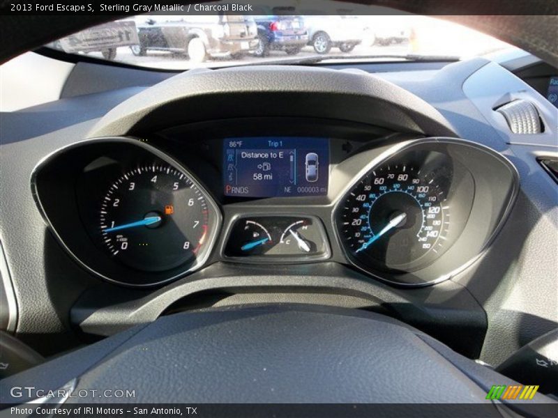 Sterling Gray Metallic / Charcoal Black 2013 Ford Escape S