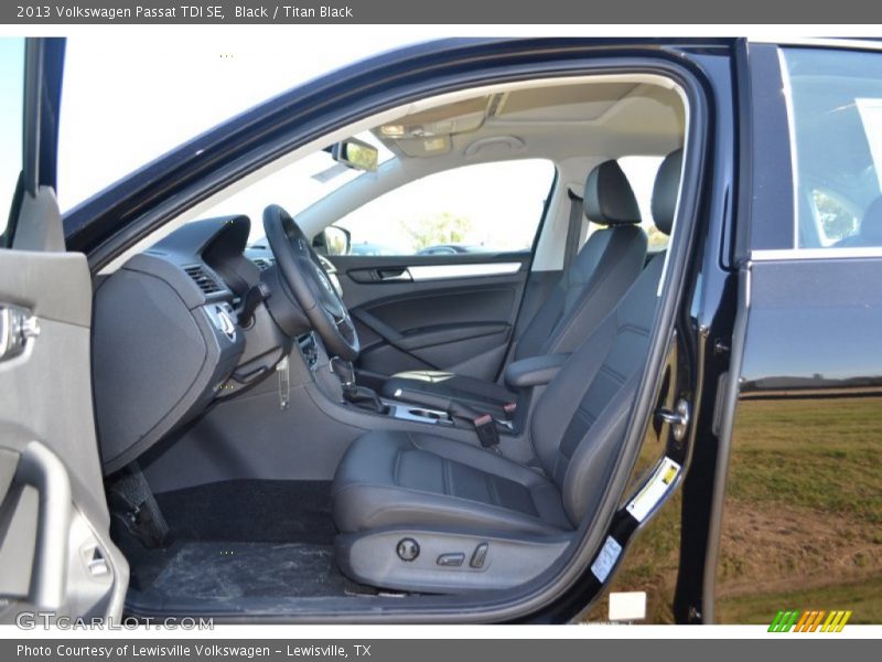 Black / Titan Black 2013 Volkswagen Passat TDI SE