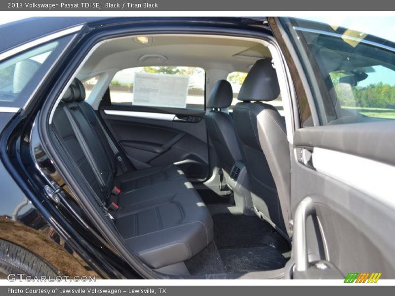 Black / Titan Black 2013 Volkswagen Passat TDI SE