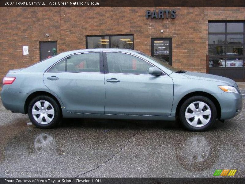 Aloe Green Metallic / Bisque 2007 Toyota Camry LE