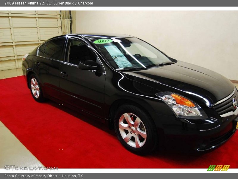 Super Black / Charcoal 2009 Nissan Altima 2.5 SL