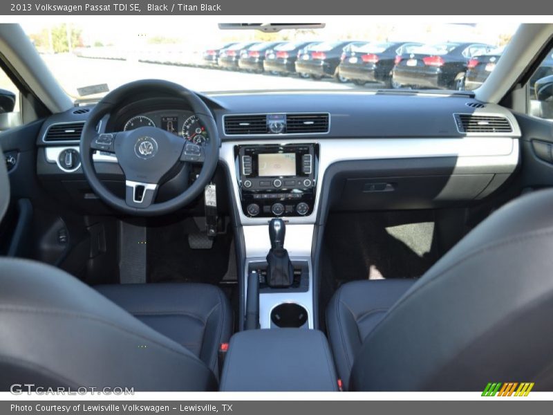 Black / Titan Black 2013 Volkswagen Passat TDI SE