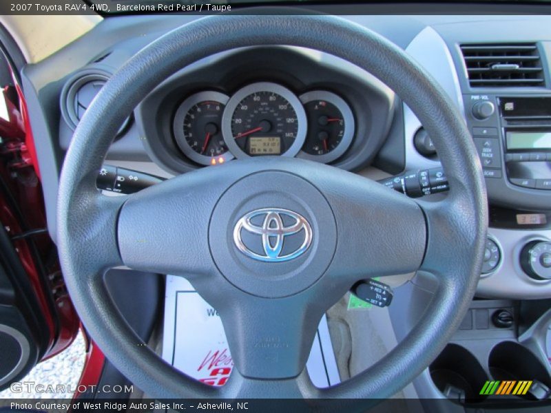 Barcelona Red Pearl / Taupe 2007 Toyota RAV4 4WD
