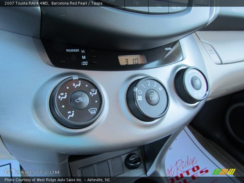 Barcelona Red Pearl / Taupe 2007 Toyota RAV4 4WD