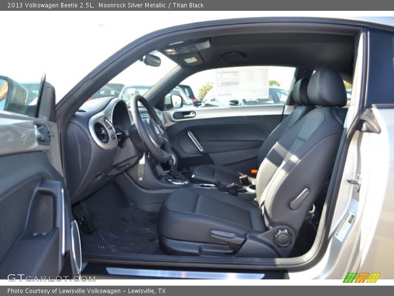 Moonrock Silver Metallic / Titan Black 2013 Volkswagen Beetle 2.5L