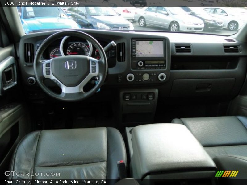 White / Gray 2006 Honda Ridgeline RTL