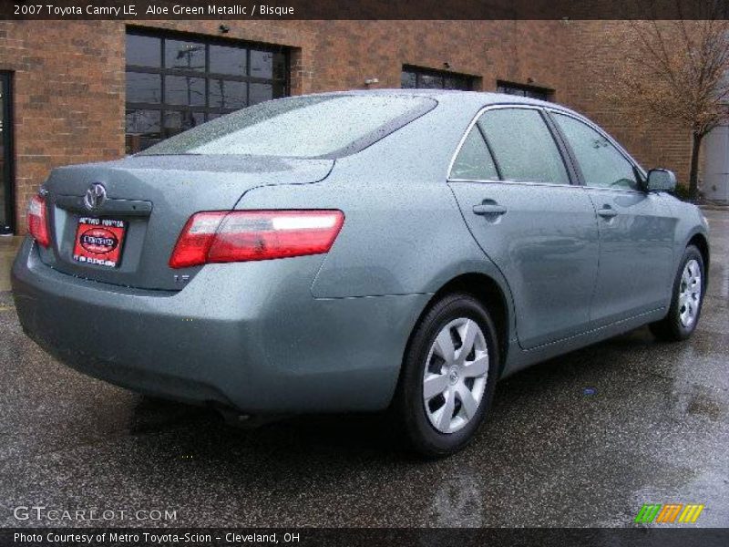 Aloe Green Metallic / Bisque 2007 Toyota Camry LE