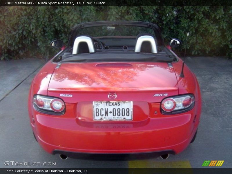 True Red / Black 2006 Mazda MX-5 Miata Sport Roadster