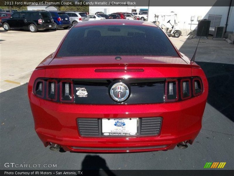 Red Candy Metallic / Charcoal Black 2013 Ford Mustang V6 Premium Coupe