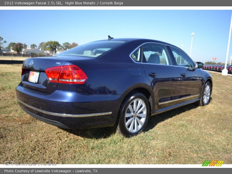 Night Blue Metallic / Cornsilk Beige 2013 Volkswagen Passat 2.5L SEL