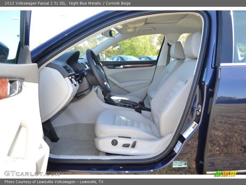 Night Blue Metallic / Cornsilk Beige 2013 Volkswagen Passat 2.5L SEL