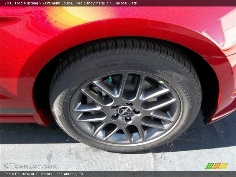 Red Candy Metallic / Charcoal Black 2013 Ford Mustang V6 Premium Coupe