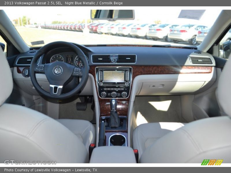 Night Blue Metallic / Cornsilk Beige 2013 Volkswagen Passat 2.5L SEL