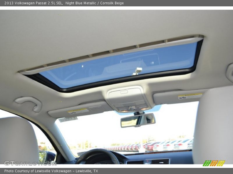 Night Blue Metallic / Cornsilk Beige 2013 Volkswagen Passat 2.5L SEL