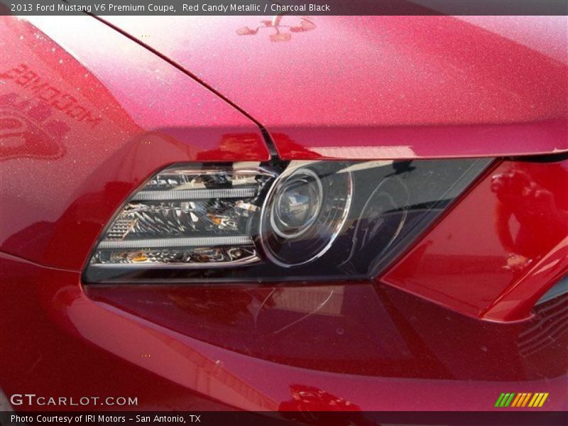 Red Candy Metallic / Charcoal Black 2013 Ford Mustang V6 Premium Coupe