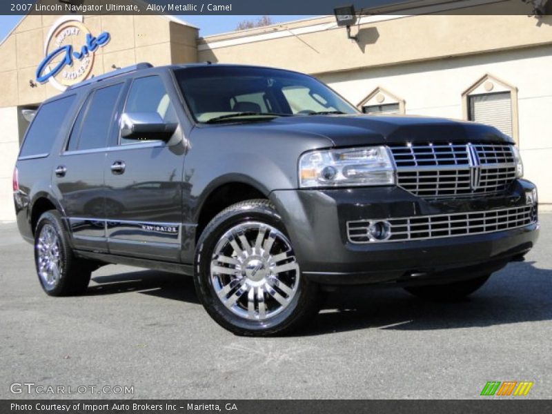 Alloy Metallic / Camel 2007 Lincoln Navigator Ultimate
