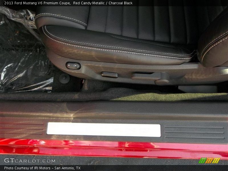 Red Candy Metallic / Charcoal Black 2013 Ford Mustang V6 Premium Coupe