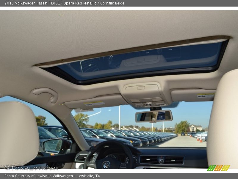 Opera Red Metallic / Cornsilk Beige 2013 Volkswagen Passat TDI SE