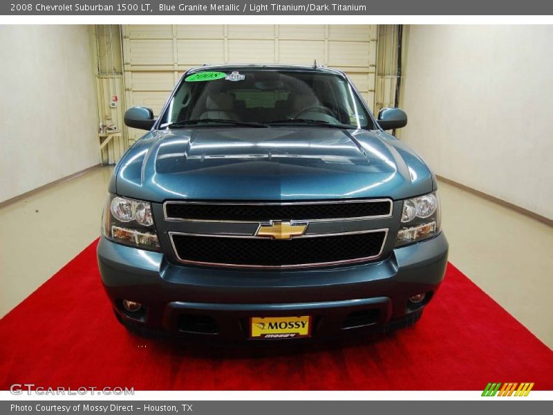 Blue Granite Metallic / Light Titanium/Dark Titanium 2008 Chevrolet Suburban 1500 LT