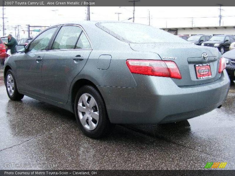 Aloe Green Metallic / Bisque 2007 Toyota Camry LE