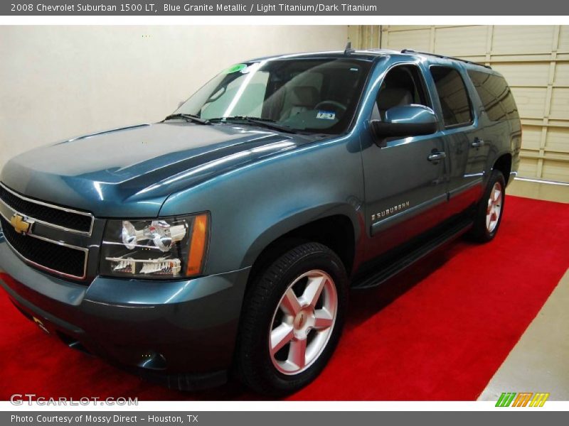 Blue Granite Metallic / Light Titanium/Dark Titanium 2008 Chevrolet Suburban 1500 LT