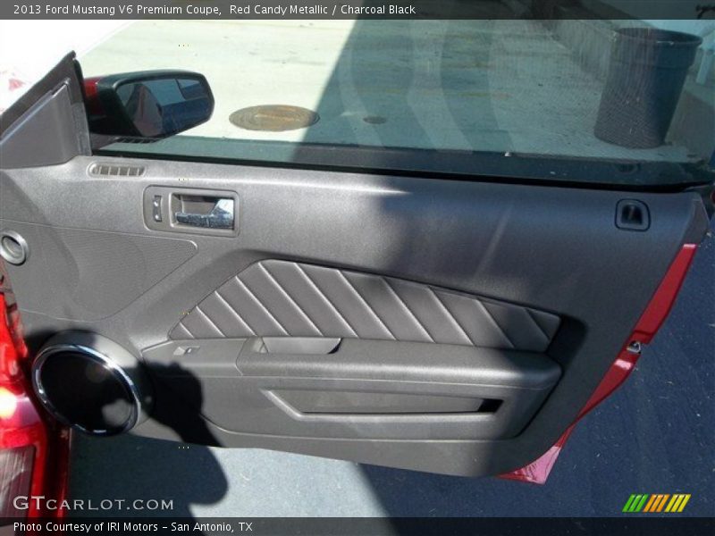 Red Candy Metallic / Charcoal Black 2013 Ford Mustang V6 Premium Coupe