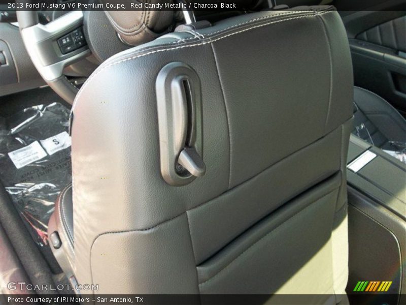 Red Candy Metallic / Charcoal Black 2013 Ford Mustang V6 Premium Coupe