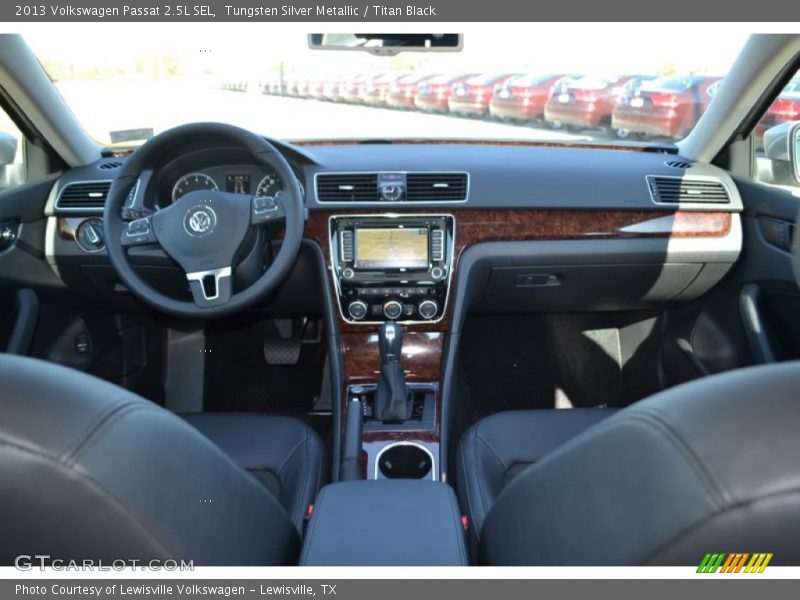 Tungsten Silver Metallic / Titan Black 2013 Volkswagen Passat 2.5L SEL