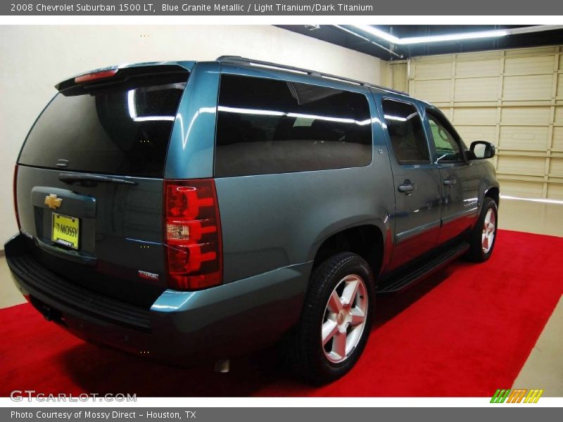 Blue Granite Metallic / Light Titanium/Dark Titanium 2008 Chevrolet Suburban 1500 LT