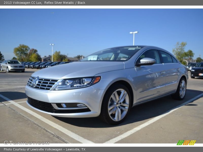 Reflex Silver Metallic / Black 2013 Volkswagen CC Lux